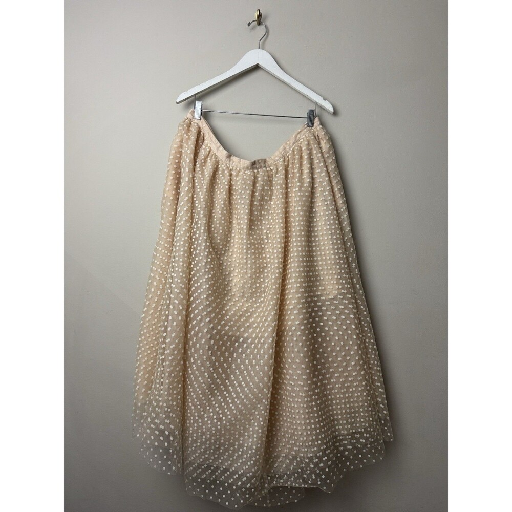 J.Crew Collection Womens Tulle Skirt Plus Size 22 Limited Edition Polka Dot